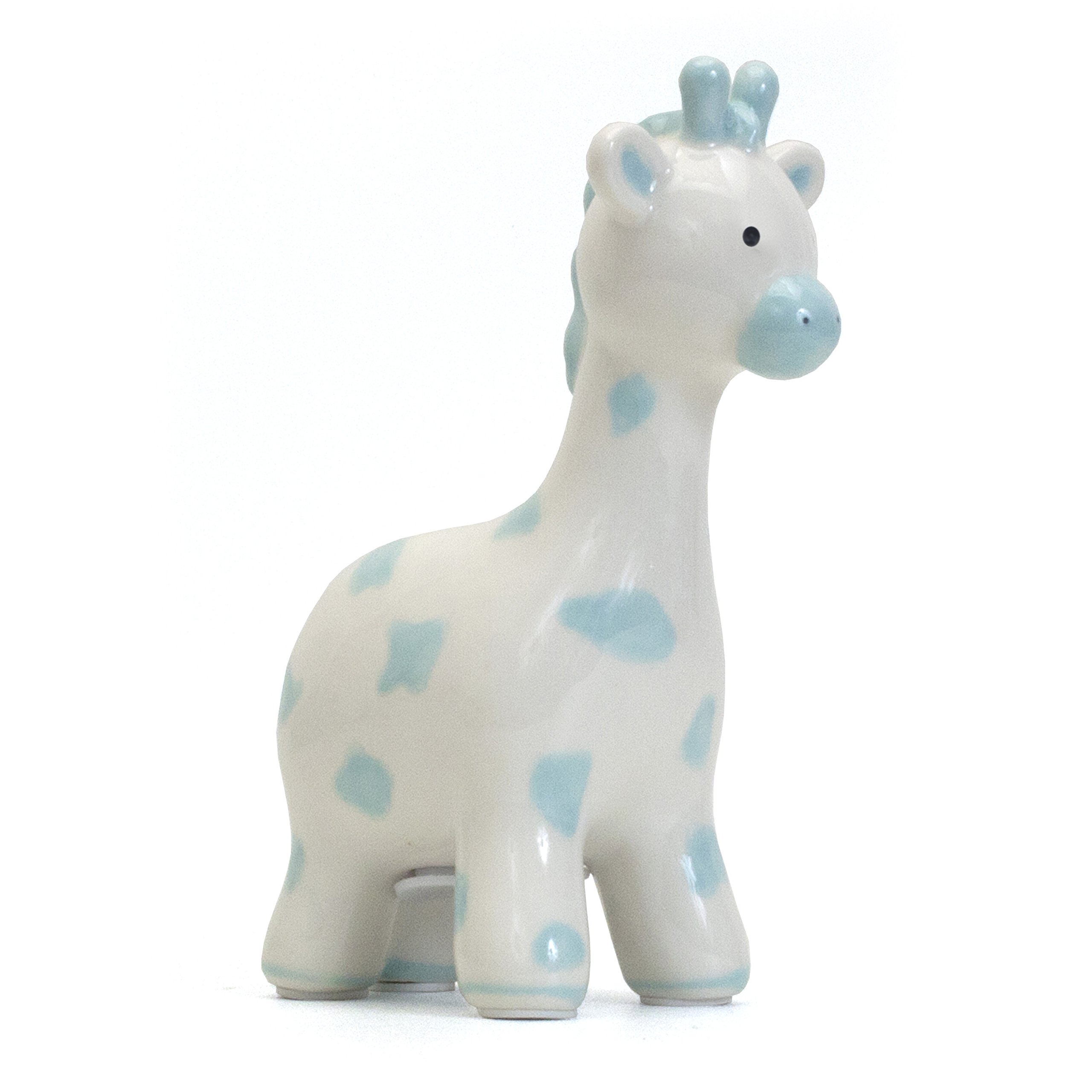 Amazon.com : Child to Cherish Spotted Giraffe Piggy Bank (Blue